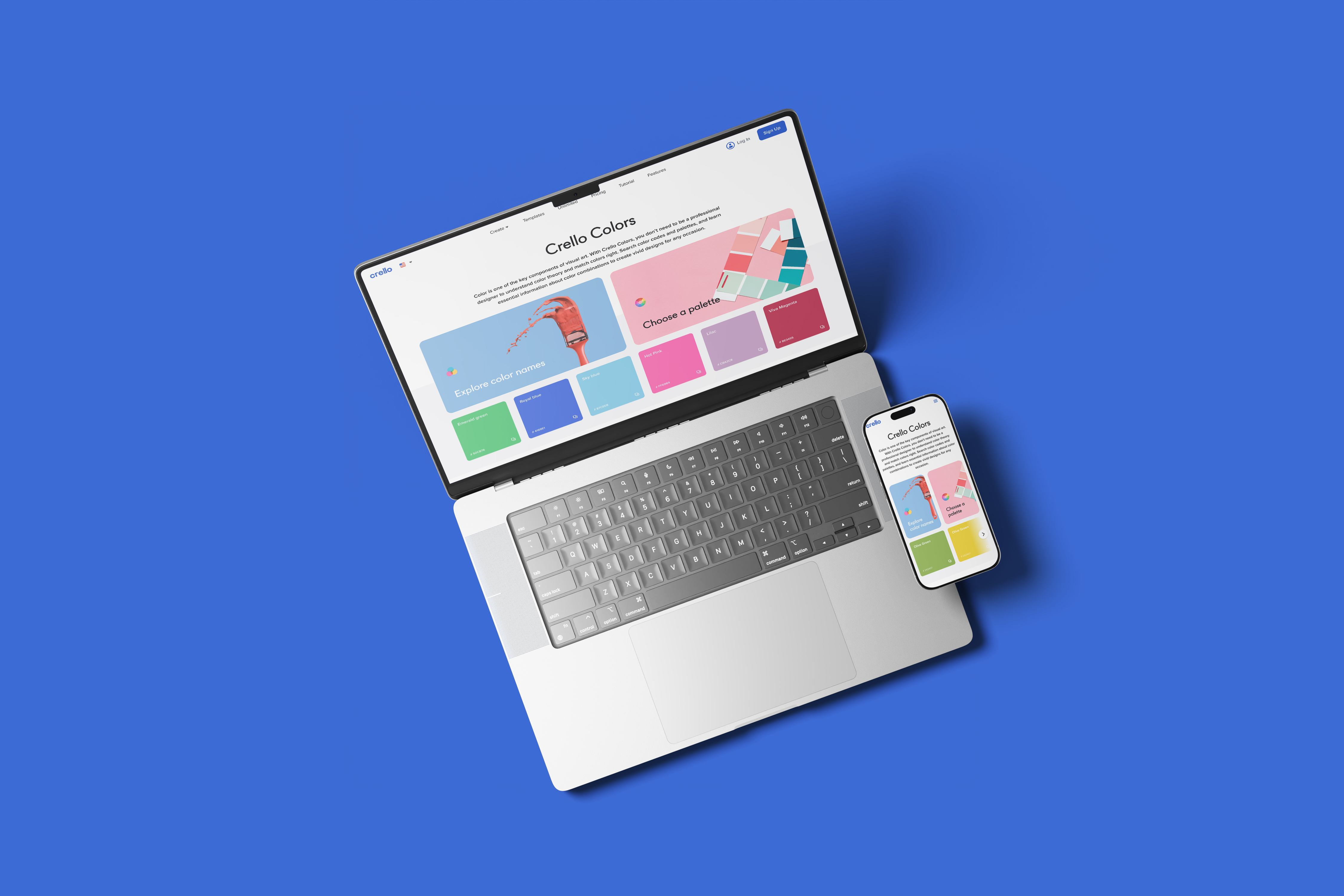 VistaCreate Colors Hub case