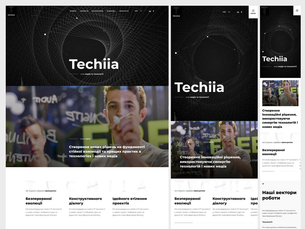 Techiia — selected screen 2